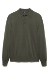 Mango Regular-fit Cotton Hooded Sweatshirt Forest Green In Forest Green