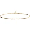 Mango Metal Skinny Belt In Gold