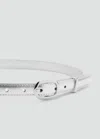 Mango Ceinture Métallisée Boucle Ovale Argent - Femme - L -