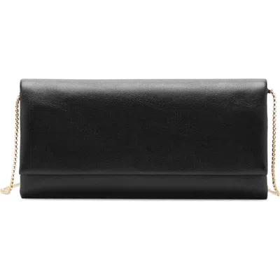 Mango Metallic Faux Leather Crossbody Bag In Red