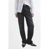 Mango Miami Straight Leg Jeans In Black