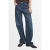Mango Miami Straight Leg Jeans In Blue