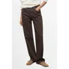 Mango Miami Straight Leg Jeans In Brown