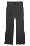 Mango Micromodal Pajama Pants In Gray