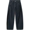 Mango Mid Rise Balloon Jeans In Blue