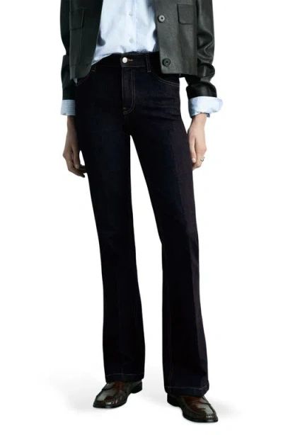 MANGO MANGO MID RISE FLARE JEANS