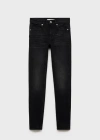 Mango Newisa Skinny Jeans In Black Denim