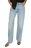 Mango Women's Mid-rise Straight Jeans In Light Blue