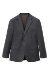 Mango Milan Slim Fit Suit Blazer In Grey