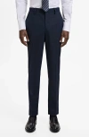 Mango Milan Slim Fit Suit Pants In Blue