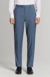 Mango Milan Slim Fit Suit Pants In Blue