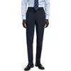 Mango Milan Slim Fit Suit Pants In Dark Navy
