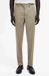 Mango Milan Slim Fit Suit Pants In Green