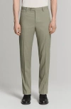 Mango Milan Slim Fit Suit Pants In Green