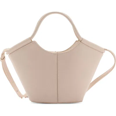 Mango Mini Faux Leather Shopper Bag