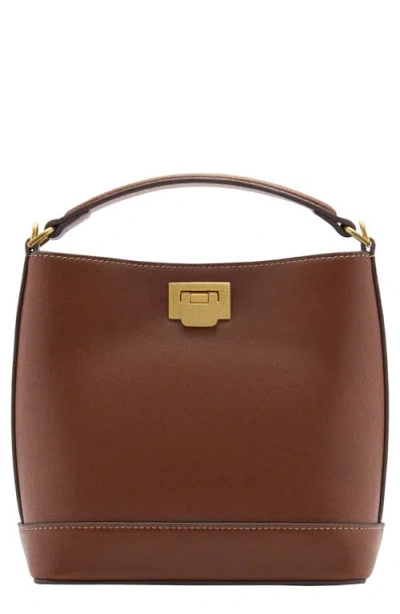 Mango Mini Faux Leather Shopper Bag