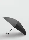 Mango Parapluie Pliant Mini Noir - Femme - Taille Unique -