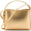 Mango Women's Metallic Mini-shopper Bag In Gold