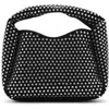Mango Mini Rhinestone Top Handle Bag In Black