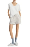 Mango Women's 2-piece Striped Pajama Set In White