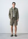 Mango Modal Jacket With Pockets In Mink Grey