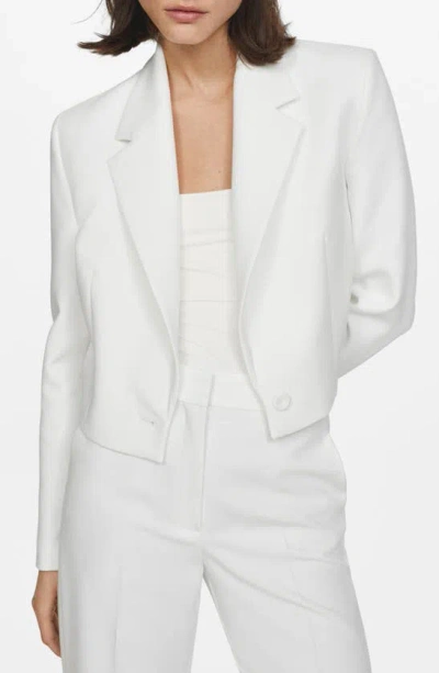 Mango Monaco Blazer In White