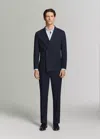 Mango Monaco Slim-fit Suit Pants In Navy