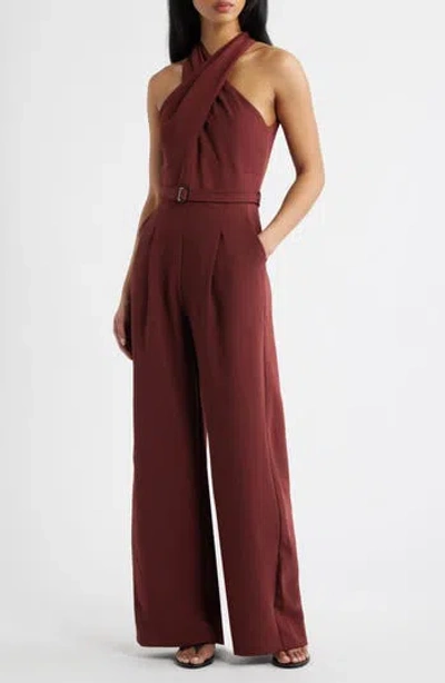 Mango Mono Jane Jumpsuit In Brown