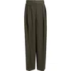 Mango Nasa Pleated Trousers In Green