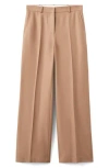 Mango Natalie Pants In Brown