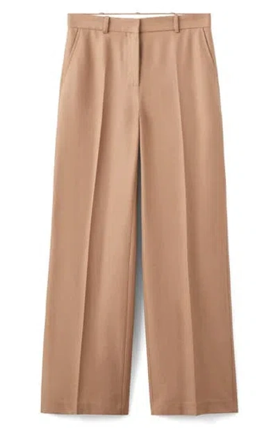 Mango Natalie Pants In Brown