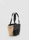 Mango Sac M- Noir - Femme - Taille Unique -