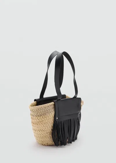 Mango Sac M- Noir - Femme - Taille Unique -