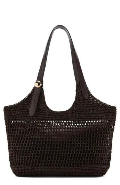 Mango Natural Fiber Tote In Brown