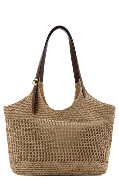 Mango Natural Fiber Tote In Neutral