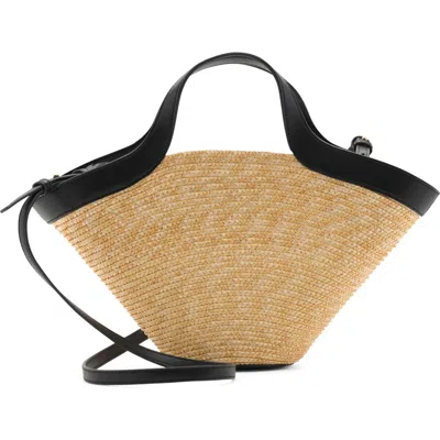 Mango Natural Fibre Carrycot Bag Black