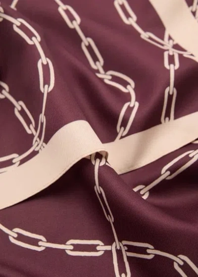 Mango Neck Scarf Burgundy