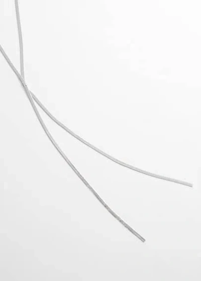 Mango Necklace Silver