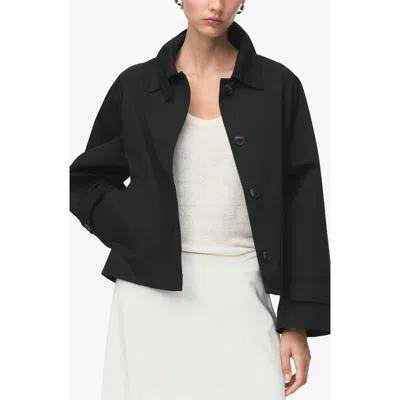 MANGO MANGO NEWLIPA COTTON BLEND JACKET