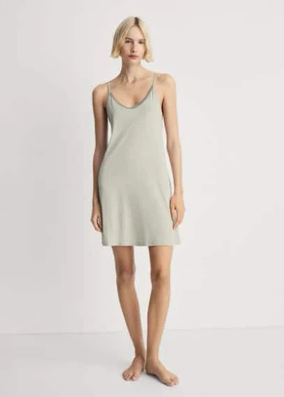 Mango Nightie Aqua Green
