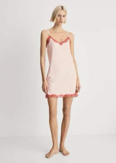 Mango Nightie Pastel Pink