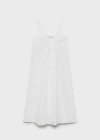 Mango Nightie White In White