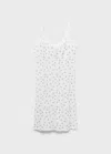 Mango Nightie White In White