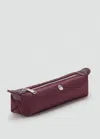Mango Nylon Case With Zip Burgundy In Burgundy