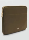 Mango Nylon Case With Zip Khaki