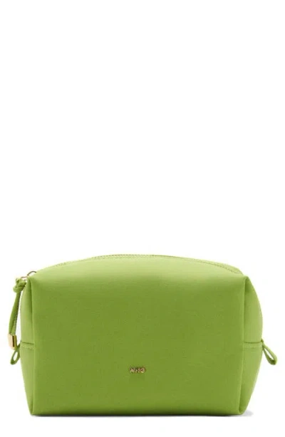 Mango Nylon Cosmetics Case In Green