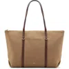 Mango Nylon Shopper Bag In Sand