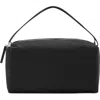 Mango Nylon Top Handle Bag In Black
