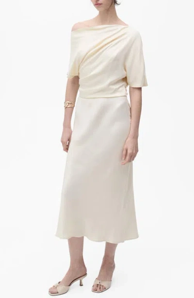Mango Off The Shoulder Midi Dress