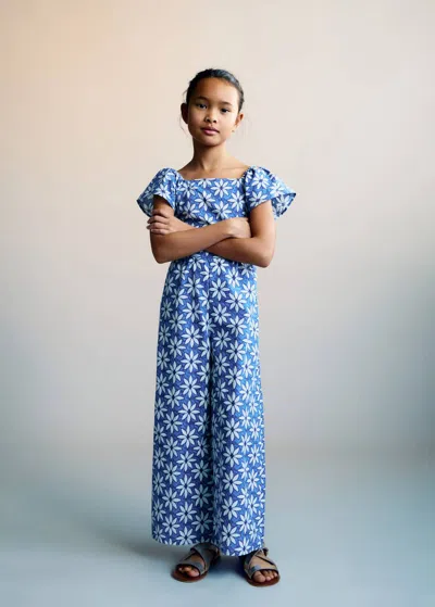 Mango Kids' One-piece Suit Blue